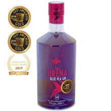 Load image into Gallery viewer, Sirena Blue Pea Gin - 6 Pack
