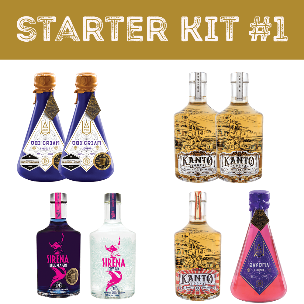 Bar Starter Shots Kit - 8x Bottles Mix - Best Sellers